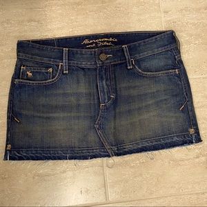 Jean denim skirt